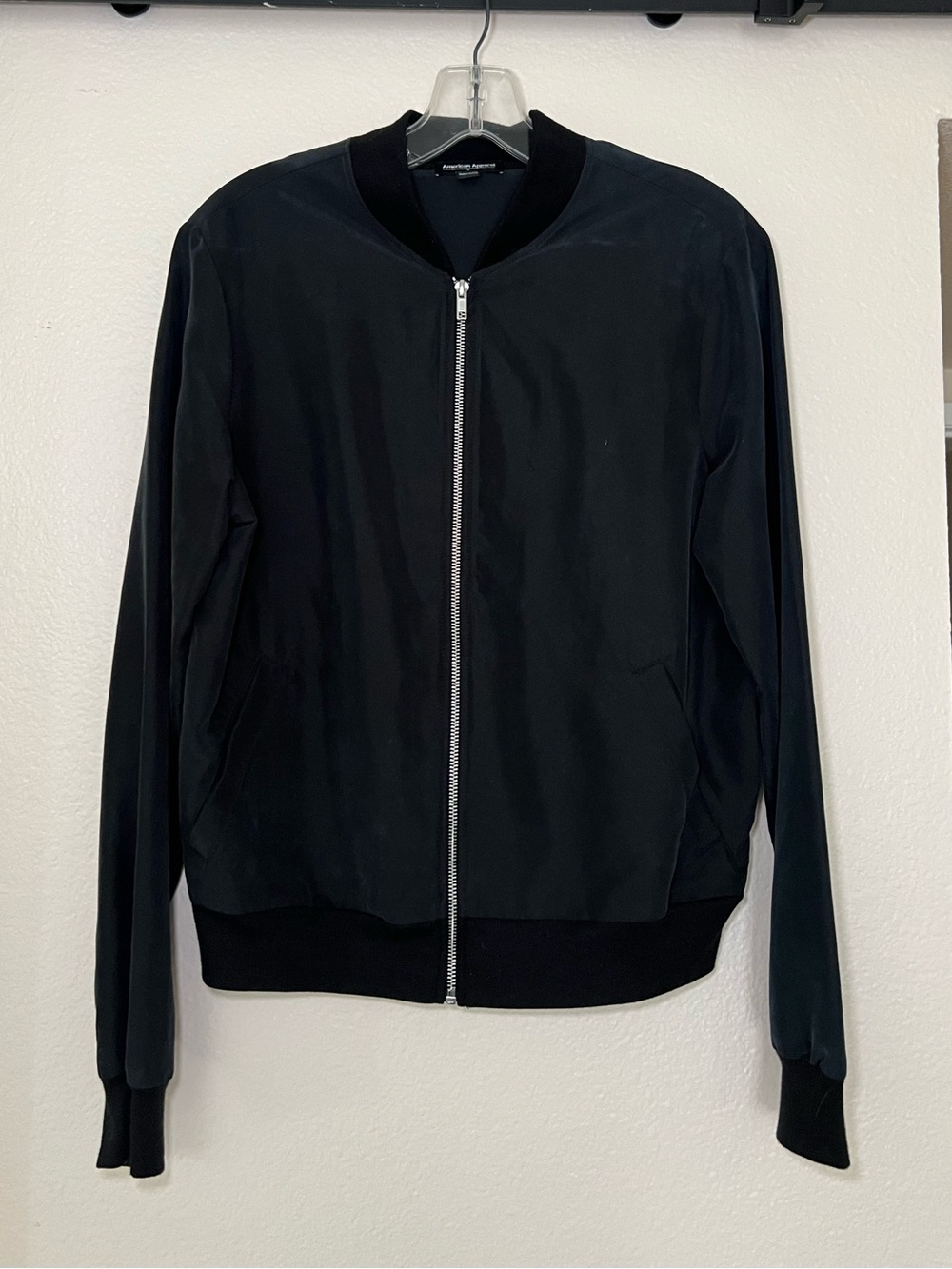 American Apparel Black Unisex Jacket with Full Zip
